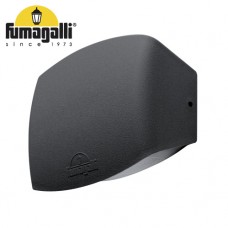 Φωτιστικό Επίτοιχο με Λάμπα LED 3.5W 230V 400lm CCT Ρητίνης Μαύρο IP55 Fumagalli Abram